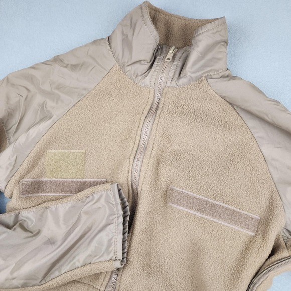 A.O.S. Tactical Other - A.O.S. Tactical Atheros Jacket Mens Small Beige Fleece Full Zip Military USA